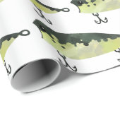 Papier Cadeau Papier d'enlèvement de poisson (Coin rond)