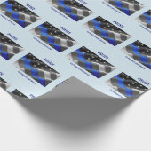 Papier Cadeau Papier d'enlèvement de police (Coin)