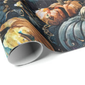 Papier Cadeau Papier d'enlèvement de récolte de minuit (Coin rond)