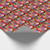Papier Cadeau Papier d'enlèvement de tablettes de jouets (Coin)