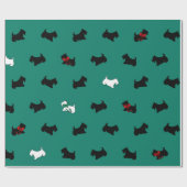 Papier Cadeau Papier d'enlèvement des courriers écossais de vaca (Plat)