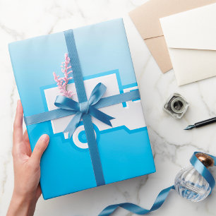 Papier Cadeau Papier d'enlèvement d'icônes de camion