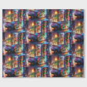 Papier Cadeau Papier d'enlèvement rapide de voiture (Plat)