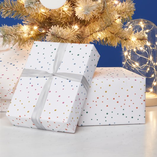 Papier Cadeau Papier d'enneigement brillant couleur Whimsical (Vacances)