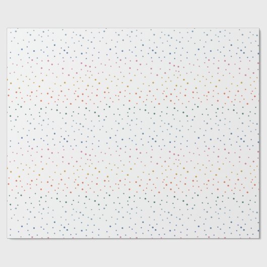Papier Cadeau Papier d'enneigement brillant couleur Whimsical (Plat)