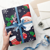 Papier Cadeau Papier d'enneigement de Noël