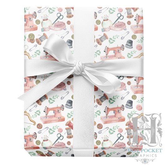 Papier Cadeau Papier d'enrobage à couture