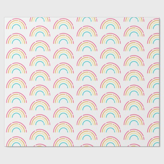 Papier Cadeau Papier d'enrobage à néon (Plat)