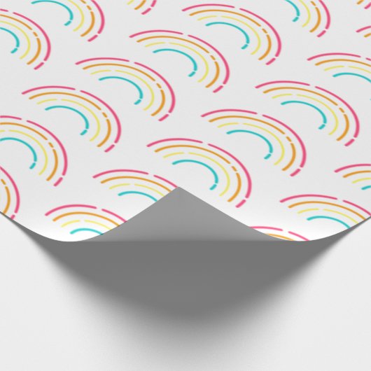 Papier Cadeau Papier d'enrobage à néon (Coin)