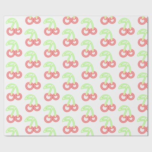 Papier Cadeau Papier d'enrobage à néon (Plat)