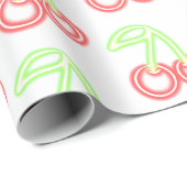 Papier Cadeau Papier d'enrobage à néon (Coin rond)