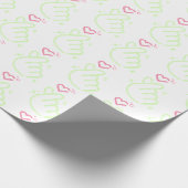 Papier Cadeau Papier d'enrobage à néon (Coin)