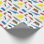 Papier Cadeau Papier d'enrobage Alaska (Coin)