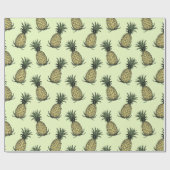 Papier Cadeau Papier d'enrobage ananas (Plat)