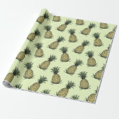 Papier Cadeau Papier d'enrobage ananas (Déroulé)