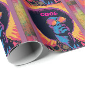Papier Cadeau Papier d'enrobage cool/rétro (Coin rond)