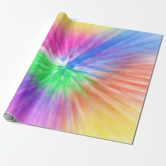 Papier Cadeau Papier d'enrobage cravate-colorant (Déroulé)