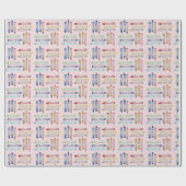 Papier Cadeau Papier d'enrobage Crayon (Plat)