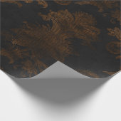 Papier Cadeau Papier d'enrobage Damas (Coin)