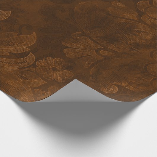 Papier Cadeau Papier d'enrobage Damas (Coin)