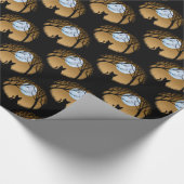 Papier Cadeau Papier d'enrobage de chats gras Cute Papier de Noë (Coin)