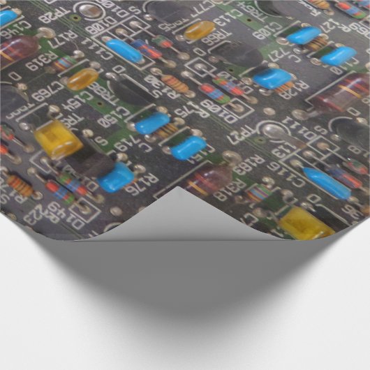 Papier Cadeau Papier d'enrobage de circuit (Coin)