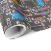 Papier Cadeau Papier d'enrobage de circuit (Coin rond)