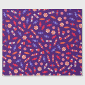 Papier Cadeau Papier d'enrobage de conception de bonbons (Plat)