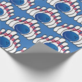 Papier Cadeau Papier d'enrobage de conception de quilles (Coin)
