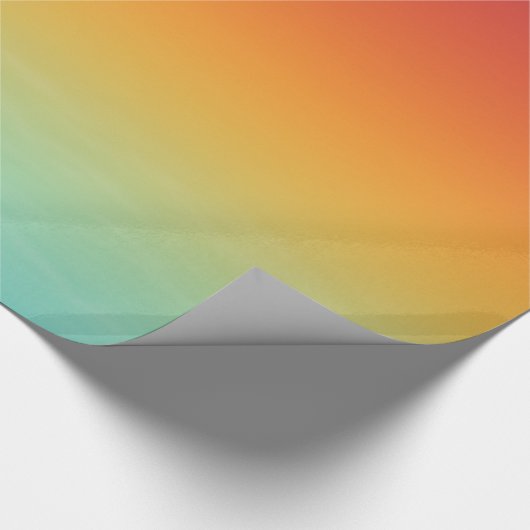 Papier Cadeau Papier d'enrobage de coucher de soleil (Coin)