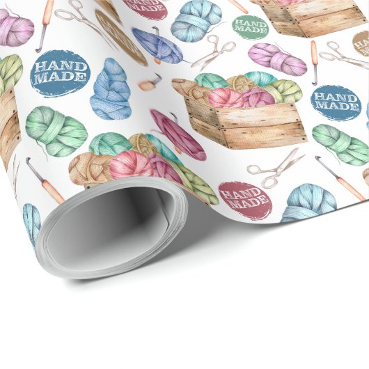 Papier Cadeau Papier d'enrobage de Crochet (Coin rond)