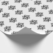 Papier Cadeau Papier d'enrobage de dentelle (Coin)