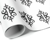 Papier Cadeau Papier d'enrobage de dentelle (Coin rond)