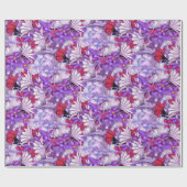 Papier Cadeau Papier d'enrobage de fée violet (Plat)