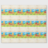 Papier Cadeau Papier d'enrobage de fêtes des pères (Plat)