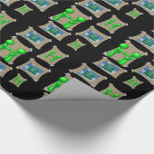 Papier Cadeau Papier d'enrobage de fêtes des pères (Coin)