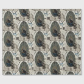 Papier Cadeau Papier d'enrobage de fêtes des pères (Plat)