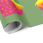 Papier Cadeau Papier d'enrobage de fraises (Coin rond)