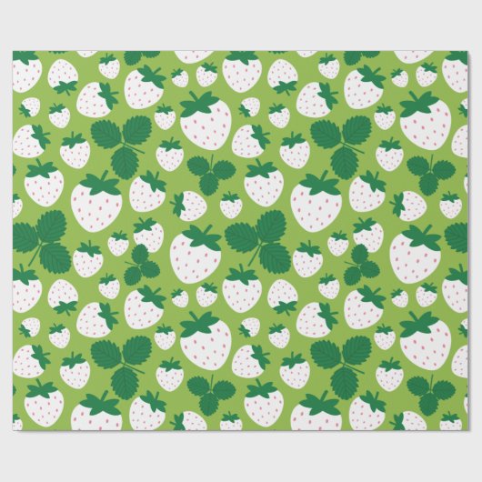 Papier Cadeau Papier d'enrobage de fraises (Plat)