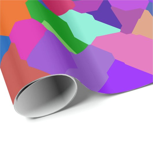 Papier Cadeau Papier d'enrobage de grandes tuiles (Coin rond)