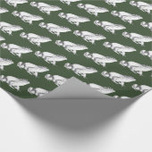 Papier Cadeau Papier d'enrobage de grenouille à bulles Papier d' (Coin)