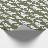 Papier Cadeau Papier d'enrobage de grenouille à bulles Papier d' (Coin)