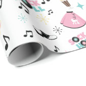 Papier Cadeau Papier d'enrobage de houblon (Coin rond)