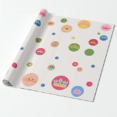 Papier Cadeau Papier d'enrobage de la couronne et des points (Déroulé)