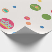 Papier Cadeau Papier d'enrobage de la couronne et des points (Coin)