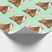 Papier Cadeau Papier d'enrobage de la maison de pain d'épices (Coin)