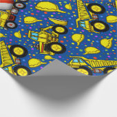 Papier Cadeau Papier d'enrobage de la zone de construction (Coin)