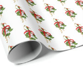 Papier Cadeau Papier d'enrobage de Noël - Papier d'enrobage de m (Coin rond)