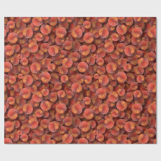 Papier Cadeau Papier d'enrobage de pêches (Plat)