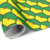 Papier Cadeau Papier d'enrobage de peigne de Guyane (Coin rond)